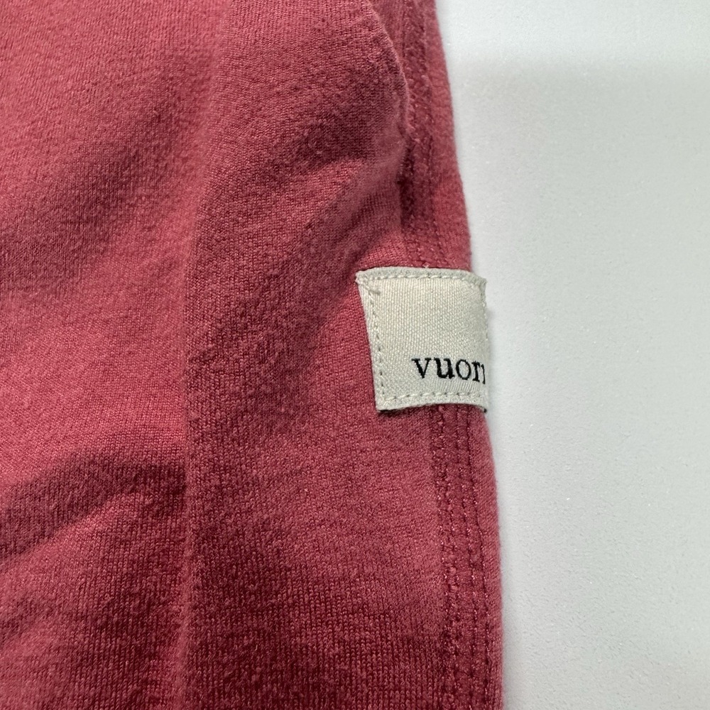 Vuori Performance Jogger Heathered Light Red Dream Knit Tapered Pants Medium - Picture 4 of 11